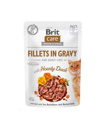 Brit Care Cat Fillets In Gravy Hearty Duck 85g