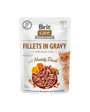Brit Care Cat Fillets In Gravy Hearty Duck 85g