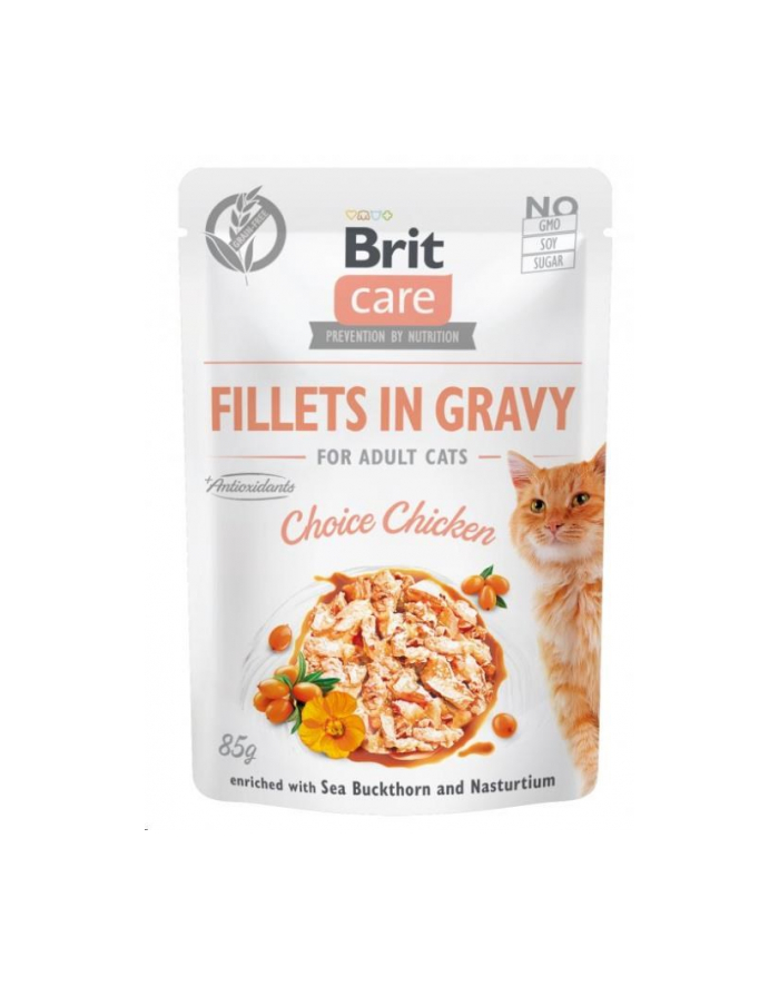 Brit Care Cat Fillets In Gravy Choice Chicken 85g główny