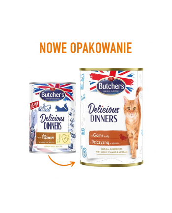 Butcher's Delicious Dinners kawałki z dziczyzną w galaretce 400g