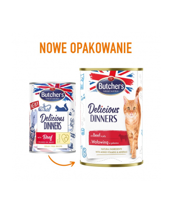 Butcher's Delicious Dinners kawałki z wołowiną w galaretce 400g