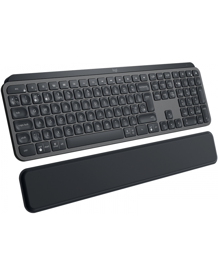 LOGITECH MX Keys Plus Advanced Wireless Illuminated Keyboard with Palm Rest  - GRAPHITE - (UK) - INTNL główny