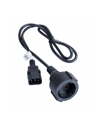 AKYGA Adapter zasilający AK-PC-13A CCA CEE 7/3 / IEC C14 1 m