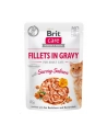 Brit Care Cat Fillets In Gravy Savory Salmon 85g - nr 2