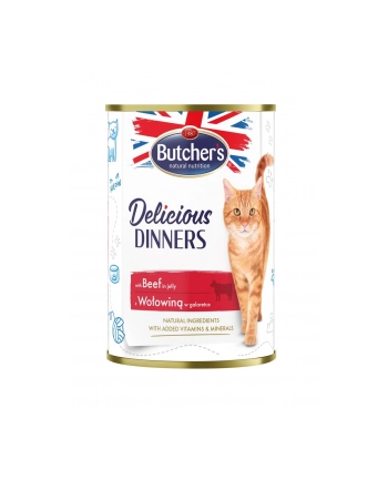 Butcher's Delicious Dinners kawałki z wołowiną w galaretce 400g