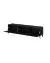 cama meble Szafka RTV NOVA 186x40x48 czarny mat - nr 5