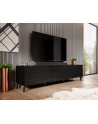 cama meble Szafka RTV NOVA 186x40x48 czarny mat - nr 6