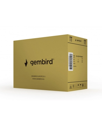 GEMBIRD EG-UPS-PS2000-02 Energenie by Gembird UPS 2000A czysty sinus 3x Schuko 3x IEC 230V OUT + USB-BF LCD kolor czarny nr 2