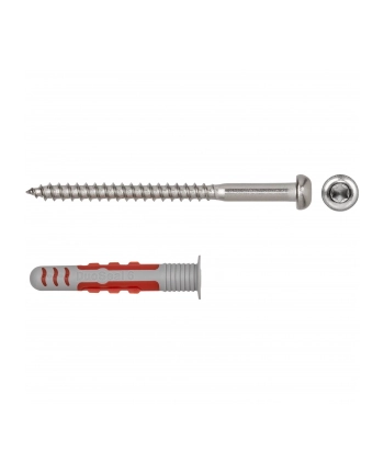 fischer dowel DuoSeal 6x38 S PH TX A2 (light grey/red, 50 pieces, with stainless screws) nr 2