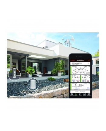 TFA weather station set with climate, rain ' wind transmitter nr 1