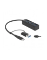 Delock 4P USB 3.2 Gen1 Hub+USB-C/A - 63828 - nr 5