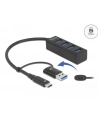 Delock 4P USB 3.2 Gen1 Hub+USB-C/A - 63828 - nr 8