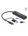 Delock 3P USB 3.2 Gen1 Hub+LAN+USB-C/A - 64149 - nr 10