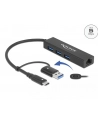 Delock 3P USB 3.2 Gen1 Hub+LAN+USB-C/A - 64149 - nr 11