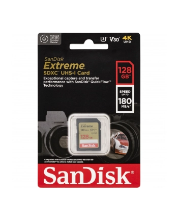 SANDISK EXTREME SDXC 128GB 180/90 MB/s A2 nr 2