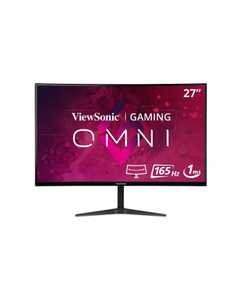 VIEWSONIC LED - 2K curved - 27inch - 250 nits - 1ms - 2x2W speakers 144Hz Adaptive sync