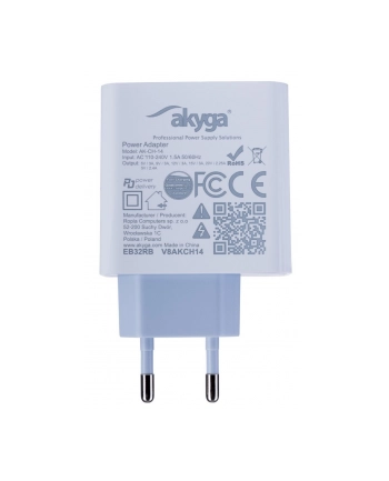 AKYGA ŁADOWARKA SIECIOWA 45W USB-C PD QC30 AK-CH- nr 2