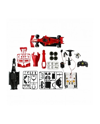Jamara Ferrari SF 1000 kit, toy wehile (red/Kolor: CZARNY, 1:18) nr 2