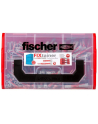 fischer FixTainer-DUOPOWER short / long NV, dowel (light grey/red, 210 pieces) - nr 1