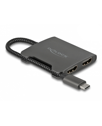 DeLOCK USB-C Splitter>2xHDMI MST 4K 60Hz - 87778