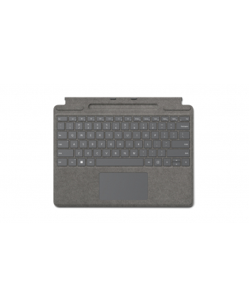 Microsoft Surface Pro Signature Keyboard, keyboard (platinum, D-E layout, for Surface Pro 8 and Surface Pro X)