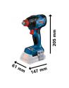 bosch powertools Bosch Cordless Impact Wrench GDX 18V-210 C Professional solo, 18V (blue/Kolor: CZARNY, without battery and charger, L-BOXX) - nr 3