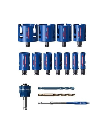 bosch powertools Bosch Expert hole saw set 'Construction Material', O 20-76mm, 15 pieces (with Power Change Plus adapter)