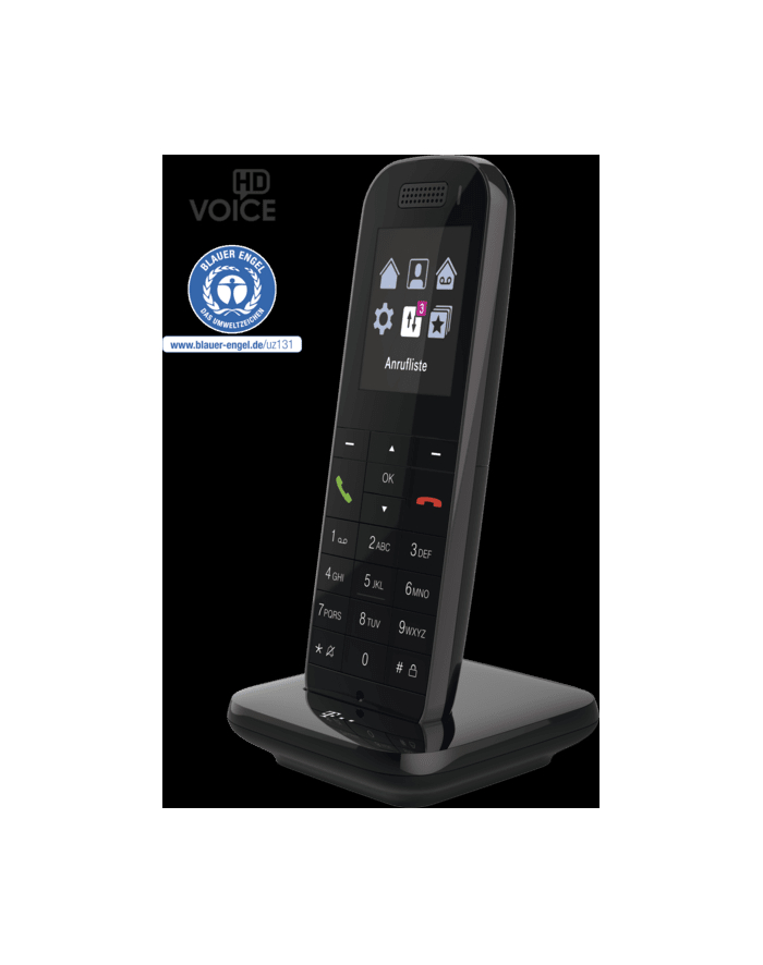 Telekom Speedphone 52, telephone (Kolor: CZARNY) główny