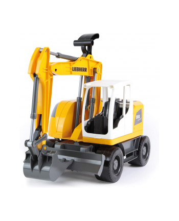 LENA WORXX excavator Liebherr A918 Litronic, toy vehicle (yellow/silver)