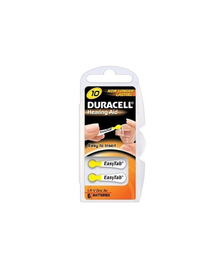 Duracell Zinc Air Hearing Aid 10 1.4V do aparatów słuchowych główny