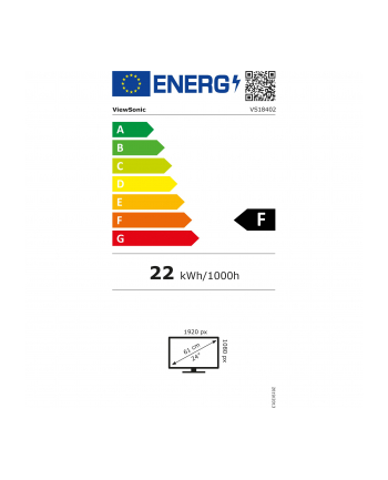 VIEWSONIC VG2440V VG Series LED display 60,5 cm (23.8') 1920 x 1080 px Full HD Czarny