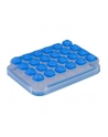 Emsa CLIP ' CLOSE ice cube box, ice cube maker (transparent/blue, for 24 ice cubes) - nr 4