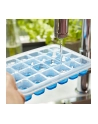 Emsa CLIP ' CLOSE ice cube box, ice cube maker (transparent/blue, for 24 ice cubes) - nr 7