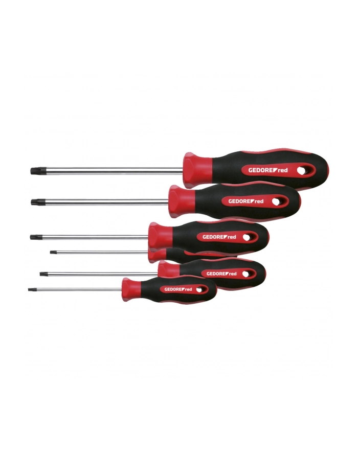 GEDORE Red 2K screwdriver set, 6 pieces (red/Kolor: CZARNY) główny