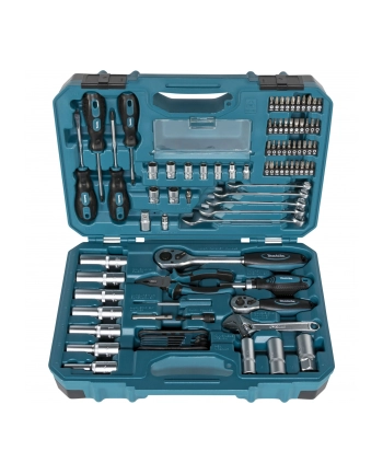 Makita Tool set E-08458, 1/2, 1/4 and 3/8 (blue, 87 pieces, with 2 reversible ratchets) nr 1