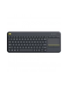 Logitech 920-007157 Wireless Touch Keyboard K400 Plus klawiatura RF Wireless QWERTZ Węgierski Czarny - nr 1