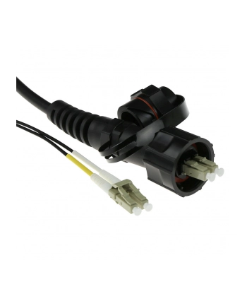 ACT RL7120 kabel optyczny 20 m 2x LC 2x LC ODVA OM3 Czarny