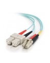 CABLES TO GO 85515 kabel optyczny 3 m SC OFNR Turkusowy - nr 1