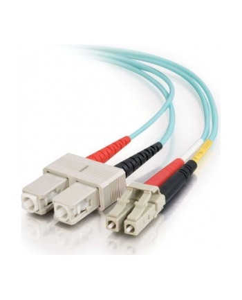 CABLES TO GO 85515 kabel optyczny 3 m SC OFNR Turkusowy