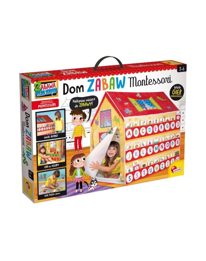 lisciani giochi Montessori Dom zabaw zestaw gier 88782 LISCIANI główny