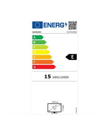 Samsung 24' T452 (LF24T452FQRXEN) VESA Pivot Full HD 5ms IPS