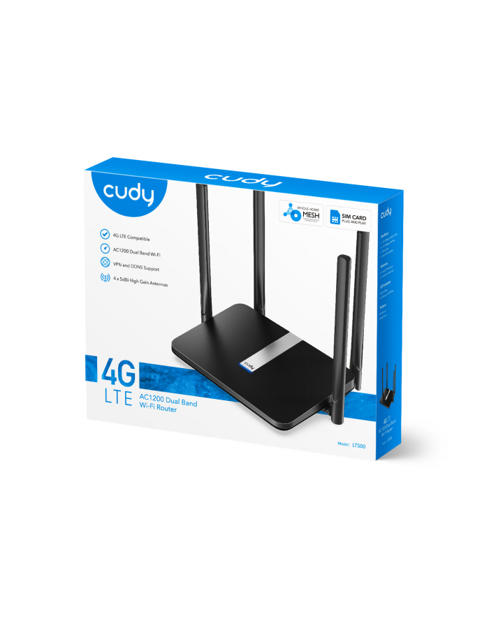 Cudy LT500 AC1200 Wi-Fi Mesh 300Mbps 4G LTE 4PSW główny