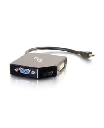 CABLES TO GO 80929 adapter kablowy Mini DisplayPort VGA + HDMI + DVI Czarny