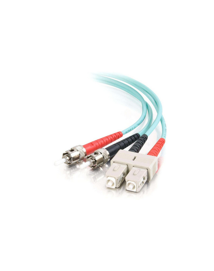 CABLES TO GO 85523 kabel optyczny 2 m SC ST OFNR Turkusowy główny