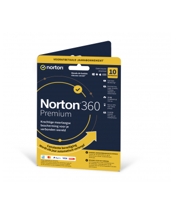 NortonLifeLock 21426453 Norton 360 Premium Holenderski Licencja podstawowa 1 x licencja 1 lat(a)