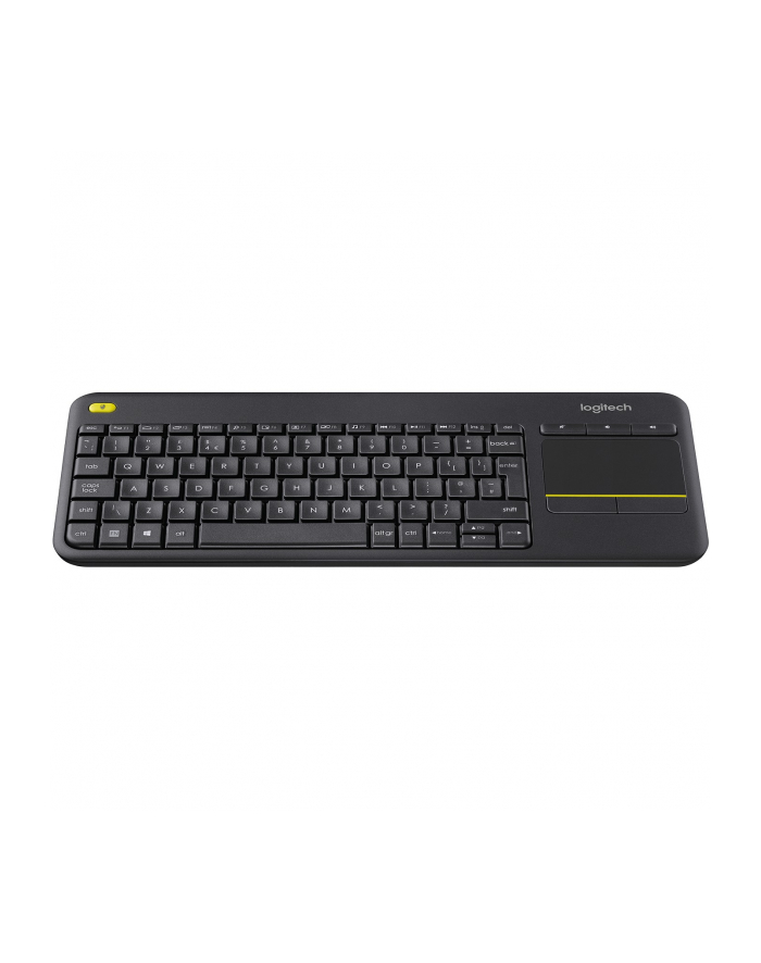 Logitech 920-007157 Wireless Touch Keyboard K400 Plus klawiatura RF Wireless QWERTZ Węgierski Czarny główny