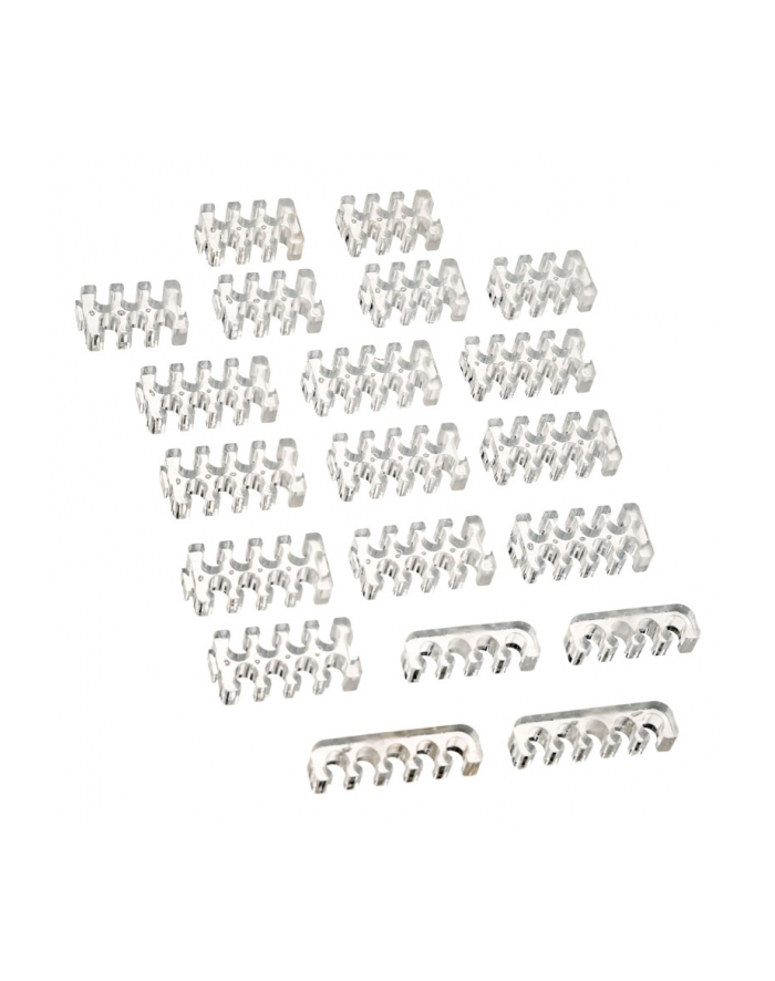 Silverstone Organizer Uchwyt Przezroczysty 20 sztuk (ZUUV-280) główny