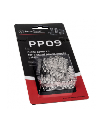 Silverstone Organizer Uchwyt Przezroczysty 20 sztuk (ZUUV-280)