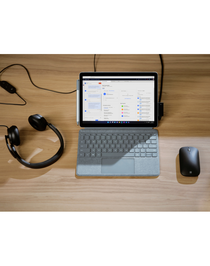 MICROSOFT I6N-00010 Modern USB-C Headset Zestaw słuchawkowy Przewodowa Opaska na głowę Biuro/centrum telefoniczne USB Type-C Czarny główny