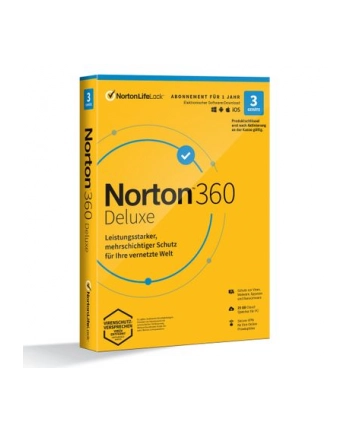 SYMANTEC 21405535 Norton 360 Deluxe 1 x licencja 1 lat(a)